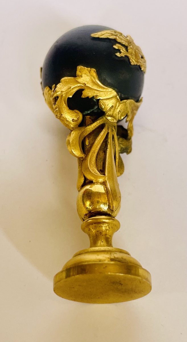 Sceau à cacheter - Bronze doré -photo-1